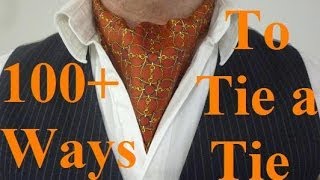 How to Tie an Ascot or Cravat without it coming undone The Day Knot [upl. by Salguod]