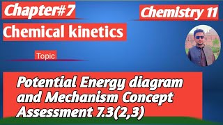 lec11 Potential Energy diagram and reaction mechanism  Rate Determining Step  Chemistry 11 2024 [upl. by Ahsiatal]