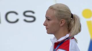 Womens long jump T20  Victory Ceremony  2016 IPC Athletics European Championships Grosseto [upl. by Akir]