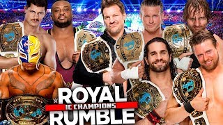 ROYAL RUMBLE de CAMPEONES INTERCONTINENTALES  IC Champions Roya Rumble WWE 2K18 [upl. by Airdnola881]