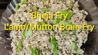 Bheja Masala FryGoatsLambMutton Brain Scrambled ആടിന്റെ തലച്ചോർ ചിക്കിയത് Abhilas Kitchen [upl. by Barnie]