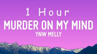 YNW Melly  Murder On My Mind Lyrics  1 HOUR [upl. by Luy914]