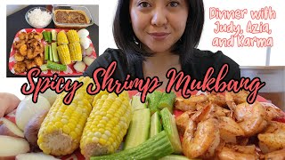 Spicy Shrimp Mukbang Sharing My 2024 Goals [upl. by Mackenzie]