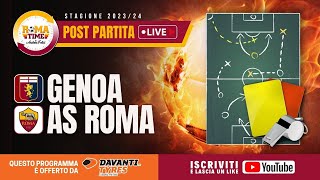 GenoaRoma 41 Post partita [upl. by Milurd997]