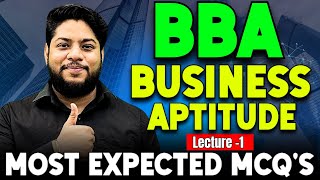 BBA Entrance exam preparation Business Aptitude Most Important Questions amp Answers Lecture1 [upl. by Heidy]