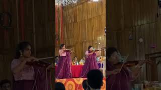 silent night holy night violin 🤍 bhimavaram praiseandworship violin Transfigurationyouth [upl. by Annael]