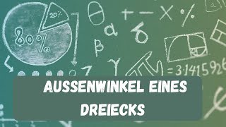 Außenwinkel am Dreieck Definition Satz Beweis und Aufgabe [upl. by Helmut580]