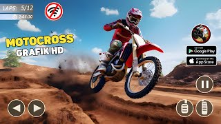 Game Motocross Grafik HD Terbaik Di Android Offline  Full Motor [upl. by Tavia56]