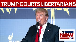 BREAKING Trump promises Libertarian in his cabinet  LiveNOW from FOX [upl. by Erodisi]