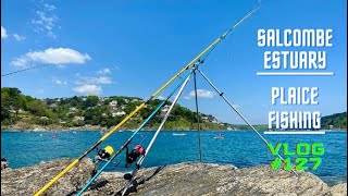 Sea Fishing Uk  Salcombe Plaice Fishing  Vlog127 [upl. by Arotahs]