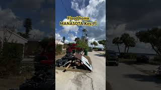 Home After storm surge on MANASOTA key Florida hurricanehelene hurricane fyp shorts [upl. by Chill]