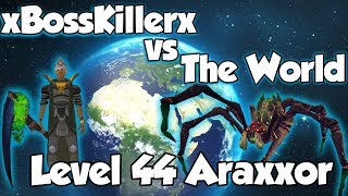 Level 44 vs Araxxor Lowest Rax Solo Ever Runescape 3 xBossKillerx Vs The World 6 [upl. by Haimrej899]