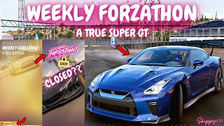 FORZA HORIZON 5How to complete Weekly forzathon challenges A TRUE SUPER GTClosed forzathon shop [upl. by Marja]