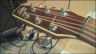 EASY Acoustic Guitar Action Improvement  string height Adjustment  simple tools [upl. by Enihpled]