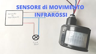 Sensore di movimento infrarossi PIR [upl. by Akehsat394]