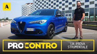 Alfa STELVIO Veloce TI 2021  PRO e CONTRO  RECENSIONE STRUMENTALE [upl. by Eyk]