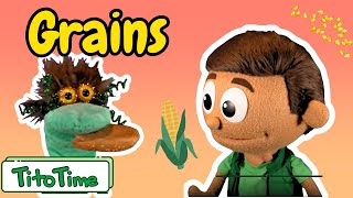 What Are Grains  Kids Explore The Grains Food Group with Tito amp Mr Funny  Episode 5 [upl. by Olbap]