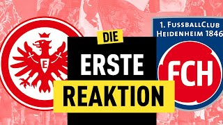 Heimsieg Eintracht Frankfurt lässt Heidenheim keine Chance  Bundesliga Reaktion [upl. by Ogram]