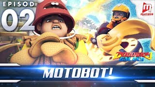 BoBoiBoy Galaxy EP02  Motobot  Power Sphera MotoBot ENG Subtitles [upl. by Eikcaj688]