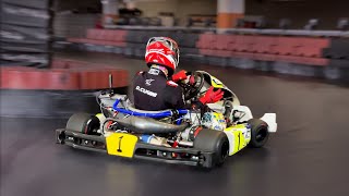 KZ SHIFTER KART at an INDOOR TRACK [upl. by Mitzi426]