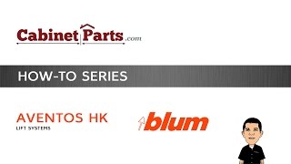 How to Install Blum Aventos HK Lift System  Cabinetpartscom [upl. by Adekram475]