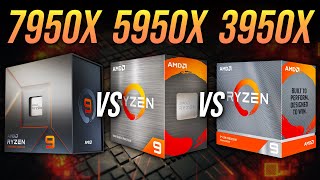 AMD Ryzen 9 7950X vs 5950X vs 3950X  Upgrade Time [upl. by Lunette]