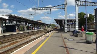 West Coast Railways Class 37 No 37668 speeds through Maidenhead in June 2018 [upl. by Akemhs]