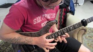 Rings of Saturn  Inadequate Guitar Solo Cover [upl. by Ishii]