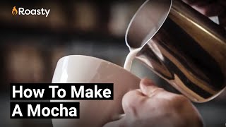 How To Make A Mocha At Home  Simple Chocolate  Espresso Drink Recipe [upl. by Honey237]