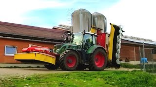 SOUND 4 Schnitt 2013  FENDT 724 Vario amp Pöttinger Novacat V10 ED [upl. by Unhsiv]