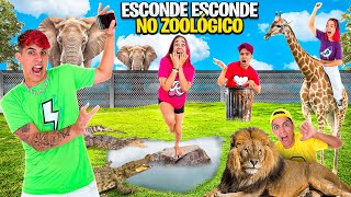 ESCONDE ESCONDE DENTRO DE UM ZOOLÓGICO deu ruim [upl. by Leigh]