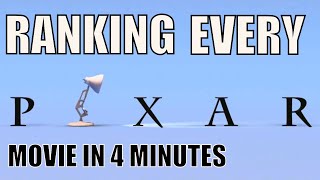 Ranking and Reviewing every Pixar Movie in 4 Minutes [upl. by Aundrea]