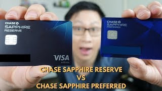 Chase Sapphire Preferred vs Reserve Updated Analysis 2017 [upl. by Ihn70]