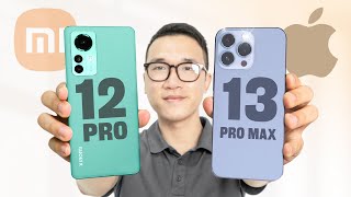 So sánh Xiaomi 12 Pro và iPhone 13 Pro Max Quá bất ngờ về kết quả [upl. by Aicilef229]