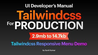 Tailwind CSS Production Build Deployment Tutorial [upl. by Cilo910]