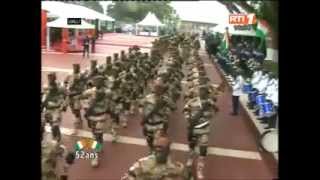 DEFILE DES FORCES SPECIALE IVOIRIENNE AOUT 2012 [upl. by Lissner607]