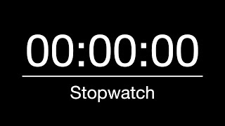 60 Minutes Stopwatch  60 Minuten Stoppuhr one hour eine Stunde [upl. by Coppins]