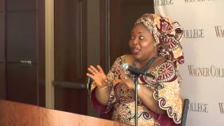 Nobel Peace laureate Leymah Gbowee speaks at Wagner College [upl. by Acnaiv173]