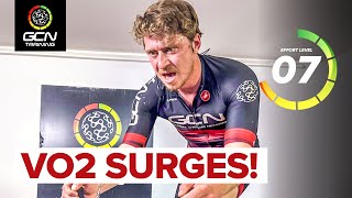 1 Minute VO2 Max Surges  30 Minute Indoor Cycling Workout [upl. by Pricilla]