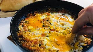 En Lezzetli Menemen Tarifi  Menemen Soğanlı Nasıl Yapılır [upl. by Ahsenauq165]