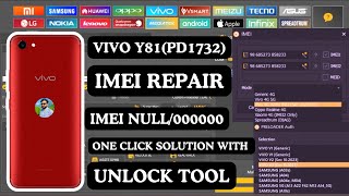 Vivo Y81 PD1732F IMEI Repair with Unlock Tool 2024 [upl. by Lerrej330]