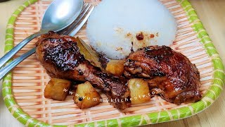 Chicken Adobo with Pineapple  Pasarapin pa natin ang Adobong Manok [upl. by Arymat623]