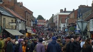 Pickering 1940s ww2 wartime NYMR weekend 2013 Saturday main parade [upl. by Magena88]