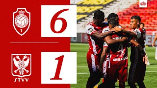 HIGHLIGHTS I R ANTWERP FC 61 STVV I JPL MD3 I 2024  2025 [upl. by Airdnaed]