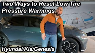 How to Reset Low Tire Pressure Warning on HyundaiKiaGenesis Vehicles [upl. by Eiddam]