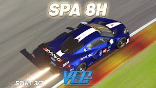 Going somewhat fast  VEC Spa 8H  Division 1  Brabham Motorsports 83 GT3 [upl. by Boutis]