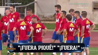 El DÍA MÁS COMPLICADO de Piqué con la Selección española [upl. by Reivax903]