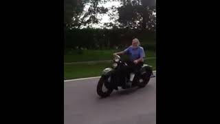 38 Harley Davidson Knucklehead motorcycle first ride in over 20 years [upl. by Layap]