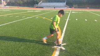 11 Year Old Kid Kicks 35 Yard Field Goals [upl. by Algy]