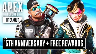 5th Anniversary Event Skins and Free Rewards  Apex Legends Season 20 [upl. by Eive]